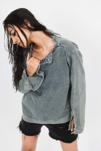 Daak Neck Belt Sweatshirt